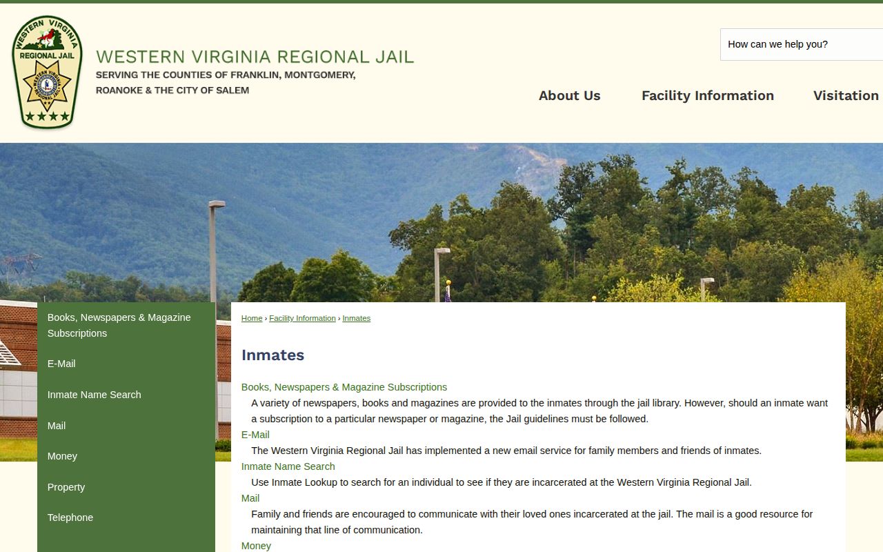 WVRJ current custody search for Franklin County release verification